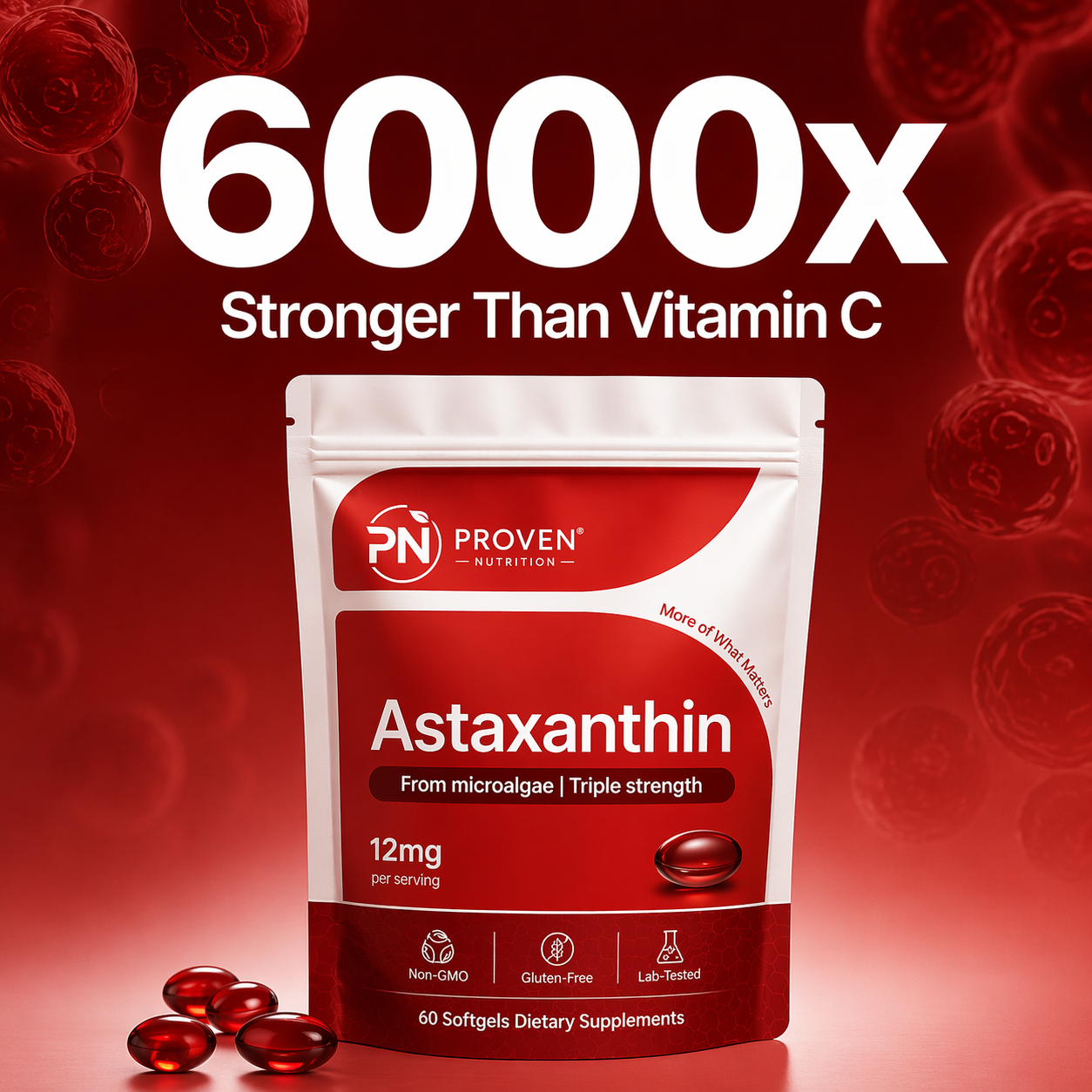 Astaxanthin Softgel Capsules - 120 SoftGels
