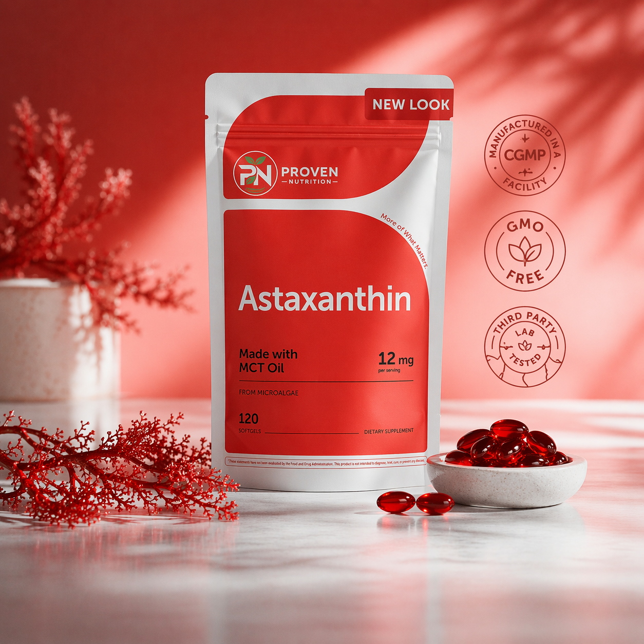 Astaxanthin Softgel Capsules - 120 SoftGels